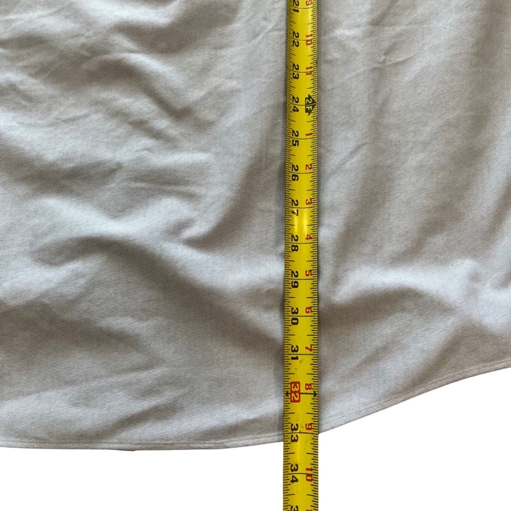 LL Bean Mens Traditional Fit Oxford Shirt Short Sleeve Blue‎ 17-Tall 215175 - Picture 6 of 6